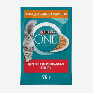 Корм влажный PURINA ONE для стерилизованных кошек и кастрир