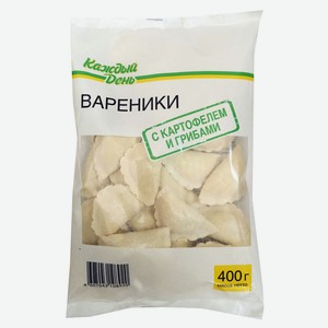 Вареники сытные «Каждый день» картофель грибы, 400 г
