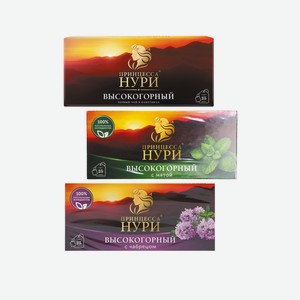Чай Черный Принцесса Нури Высокогорный В Ассортименте 25пак