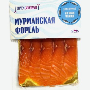 Форель Знаем плавали морская филе-ломтики малосоленые, 100г