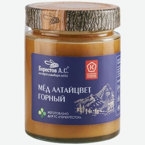 Мед Берестов А.С. Избранное Горный алтайцвет натуральный цветочный полифлорный, 320г