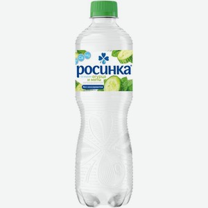 Напиток Росинка со вкусом мяты и огурца газированный, 500мл