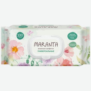 Салфетки влажные Maranta универсальные, 100шт.