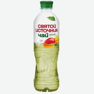 Холодный зелёный чай Святой Источник манго-ромашка, 500мл