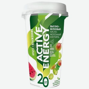 Коктейль Active Energy Арбуз-Крыжовник 0,5% 230мл