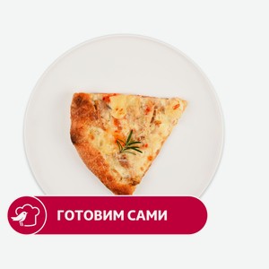 Пицца АШАН с курицей и ананасом кусок, 70 г