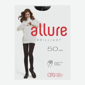 Черные колготки женские 50 den размер 4 Brilliant Allure 30 г