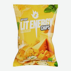 Чипсы рифленые со вкусом сыр чеддер Lit Energy 120г 120 г