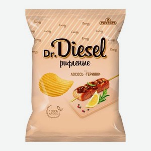 Чипсы рифленые Лосось терияки Dr. Diesel 120г 120 г