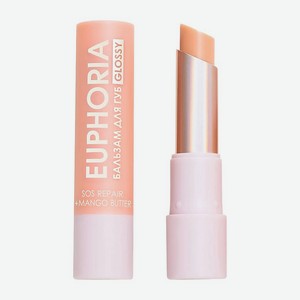 ART-VISAGE Бальзам для губ Euphoria SOS Repair Glossy, 3,2 г