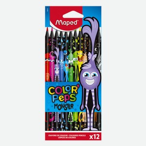 Карандаши цветные 12 цв MAPED