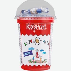 Кукурузные шарики ВКУСНОМАМА Kaprizel в молочной кондитерской глазури, с игрушкой, 30г