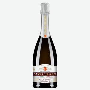 Сидр Santo Stefano Сицилийская свадьба белый полусладкий 6%, 0,75 л