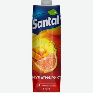 Нектар Santal мультифруктовый для детского питания, 1л