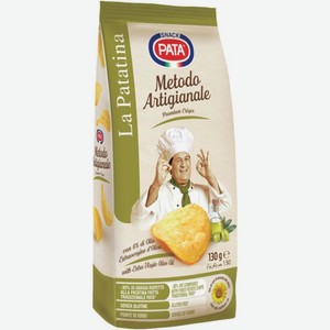 Чипсы Pata с оливковым маслом и солью, 130г