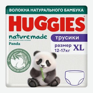 Трусики-подгузники №5 12-17кг Huggies Naturemade Panda 36шт 1.26 кг
