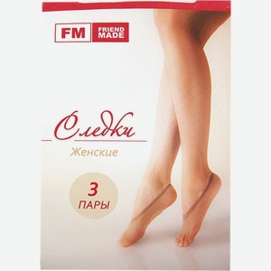 Следки женские FM FRIEND MADE 3 пары ELT14018, Китай