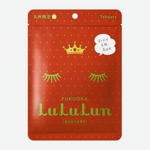 Маска для лица Lululun Premium увлажняющая и восстанавливающая Клубника из Фукуока 7шт 130мл 130 г