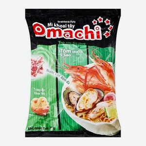 Лапша быстрого приготовления со вкусом кисло-острой креветки Omachi 79г 79 г