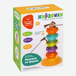 Игра магнитная  Коровка на ферме , 5 уровней