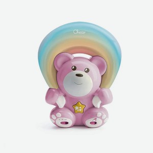 CHICCO Игрушка-проектор  Радужный мишка  Rainbow Bear, Розовый