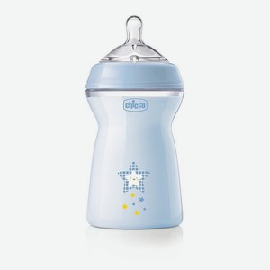 CHICCO Бутылочка для кормления Natural Feeling, 6 мес.+, Голубой