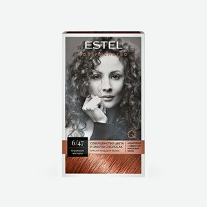 Краска - уход для волос Estel Совершенство 6/47 Тёмно-русый медно-коричневый