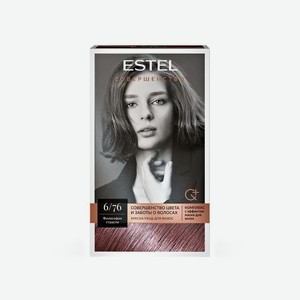 Краска - уход для волос Estel Совершенство 6/76 Тёмно-русый коричнево-фиолетовый