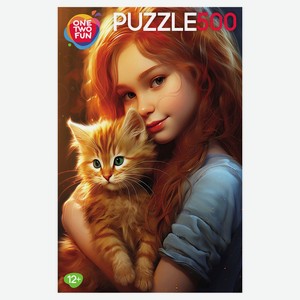 Пазл ONE TWO FUN Эльза, 500 элементов в ассортименте