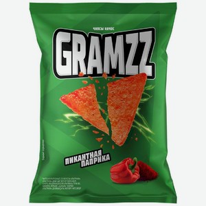 Чипсы кукурузные Gramzz со вкусом Паприка, 55г, 55 г