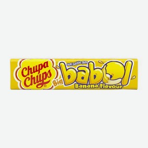 Жевательная резинка Chupa Chups Большой пузырь (Big Babol) Банан 21 г