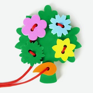 EL BASCO Шнуровка для малышей Цветы. Букет, 1 шт