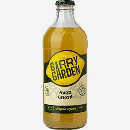Напиток Пивной Гарри Гарден Хард, Лимон, 0,4 Л