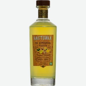 Настойка сладкая Старый лекарь Имбирь-лимон 0,5л 19%