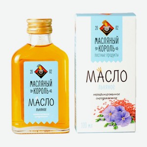 Масло Льняное Масляный Король нераф 100мл