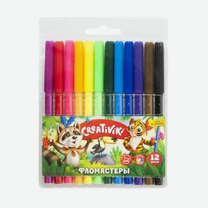 Фломастеры Фарм Creativiki 12 цветов 50 г