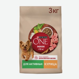Сухой корм Purina ONE(R) МИНИ Активная для собак мелких поро