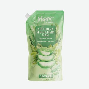 Жидкое мыло Magic Boom Алоэ вера и зелёный чай 1000мл