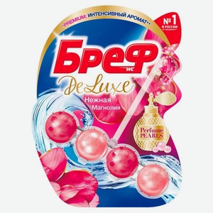 Туалетный блок Бреф Роскошный (Deluxe) Нежная магнолия 1 шт.