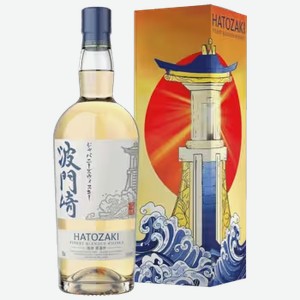 Виски Hatozaki Japanese Blended 0,7 л в подарочной упаковке
