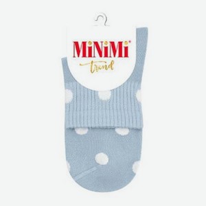 Носки женские голубые в горошек р.39-41 Minimi Mini Trend 28 г