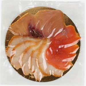 Ассорти Extra Fish эсколар-форель радужная-марлин атлантический ломтики без кожи холодного копчения, 200г