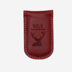 RELS Зажим для денег Оk Wild, Бордовый