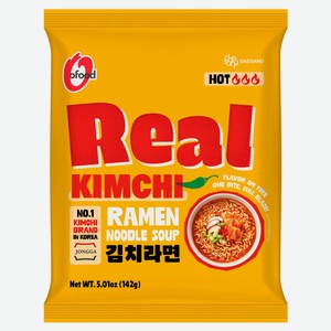 Лапша быстрого приготовления O Food Real Kimchi Ramen с кимчи, 142 г