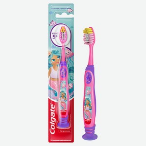 Зубная щетка детская Colgate Mermaid/Star Smile 5+ ультрамягкая