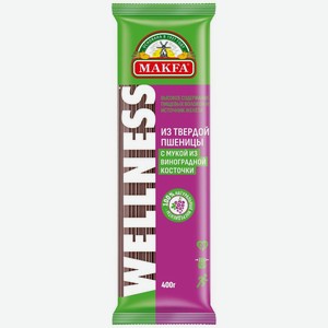 Макароны Makfa Wellness Спагетти с виноградной косточкой, 400г, 400 г