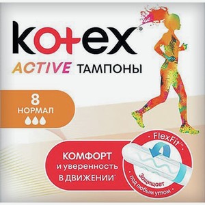 Тампоны Котекс Актив Нормал 8шт