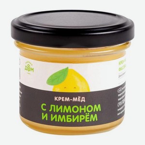 Крем-мёд Медовый Дом с лимоном и имбирём 120г 120 г