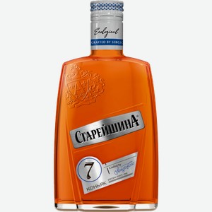 Коньяк Старейшина КВ российский 7 лет 40% 250мл 250 г