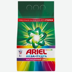 Порошок стиральный Ariel Color для цветного белья автомат, 3кг